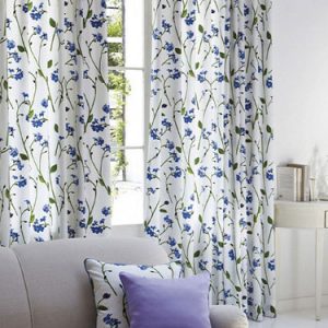 Rèm Nhật Bản họa tiết hoa nổi bật