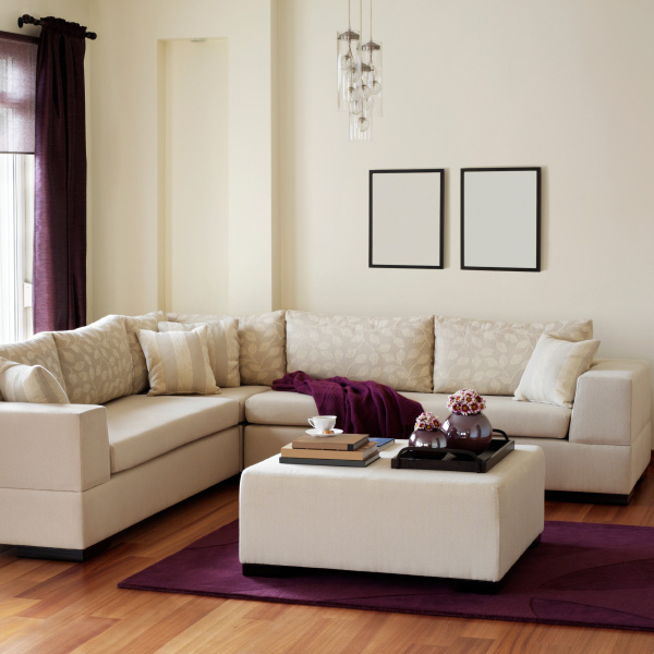 Mẫu thảm phòng khách đơn giản nhưng tạo điểm nhấn rất độc đáo cho căn nhà bạn