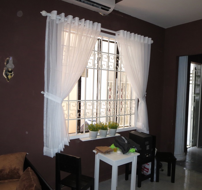 rèm voan cho quán cà phê